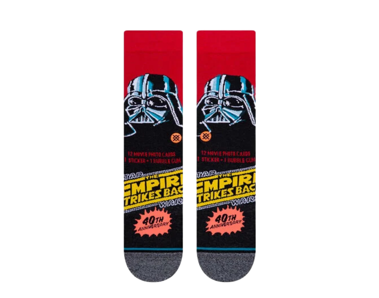 Stance Star Wars Darth Vader 40th Red/Black Crew Socks A545B20VAD-RED