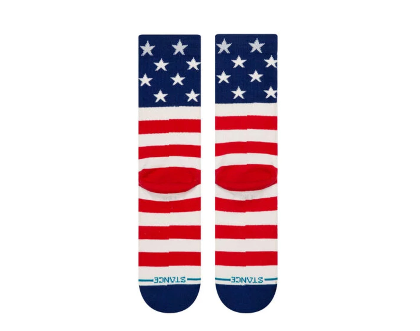 Stance Casual The Fourth St Red/White/Blue Crew Socks A556A20FOS-RED