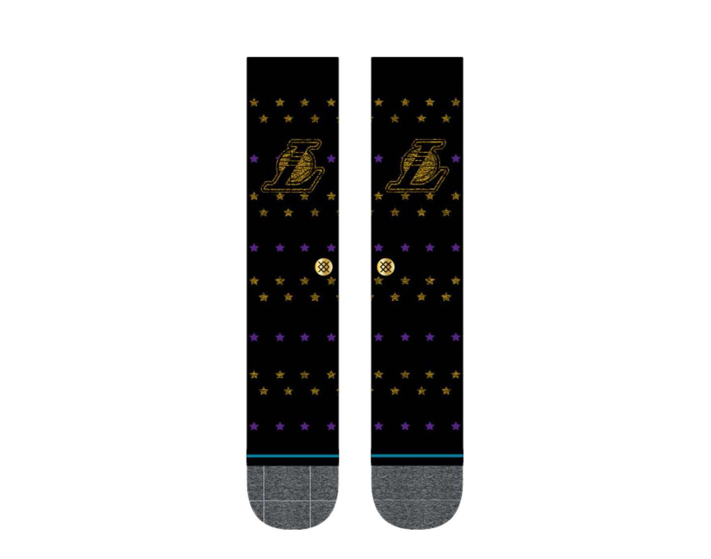 Stance Casual NBA Trophy Los Angeles Lakers Crew Socks A556B20LAL-BLK