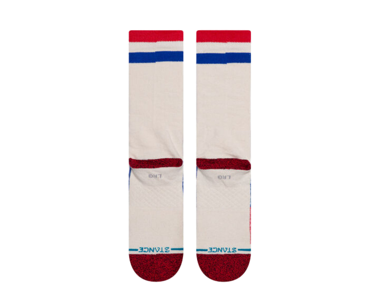 Stance Willie Nelson Eagle Off White/Red/Blue Crew Socks A558B20WIL-OFW