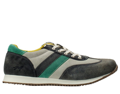 Howling Wolf Adelaid Navy/Green Men's Casual Shoes ADELAIDE-013