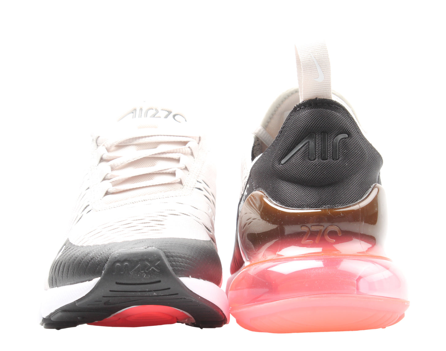 Nike Air Max 270 Black/Light Bone-Hot Punch Men's Lifestyle Shoes AH8050-003