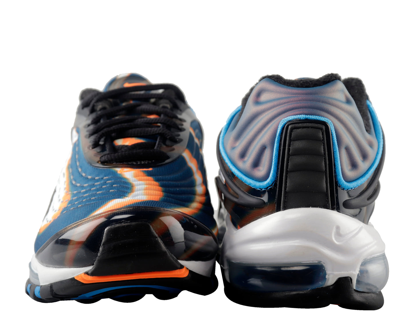 Nike Air Max Deluxe Cool Grey/Total Orange Men's Running Shoes AJ7831-002