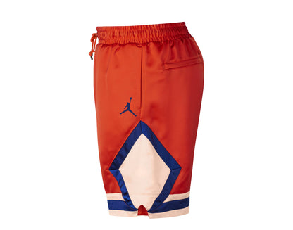Nike Air Jordan Satin Diamond Orange/Blue Men's Shorts AO2820-891