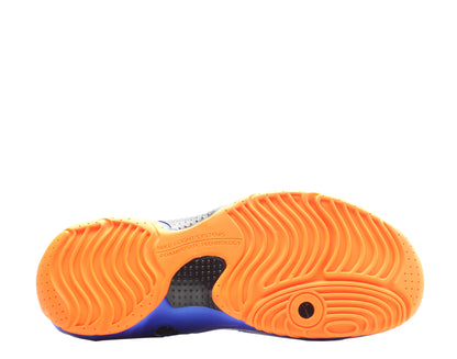 Nike Air Flightposite Knicks Blue/Orange Men's Basketball Shoes AO9378-401