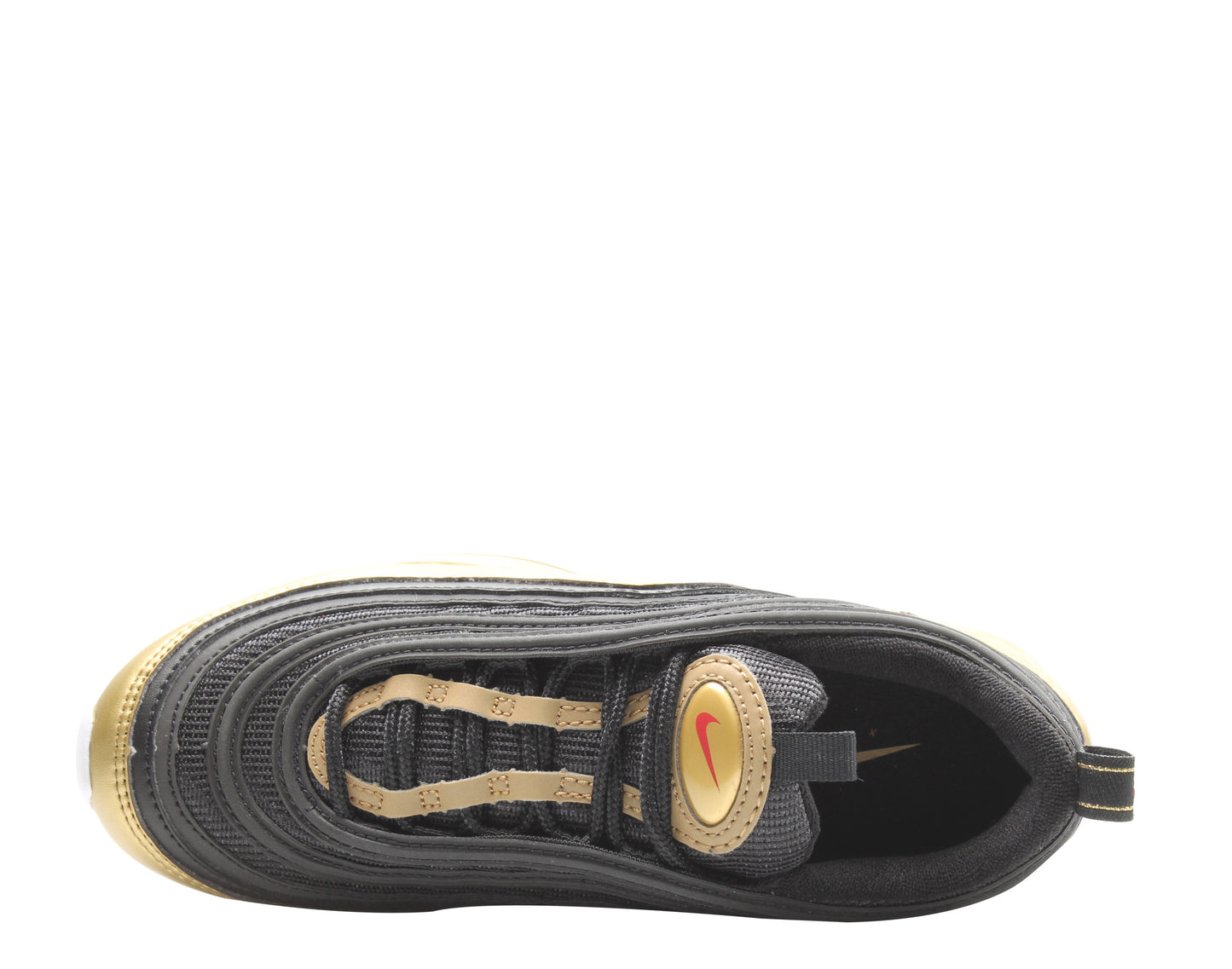 Nike Air Max 97 QS Black/Varsity Red/Gold Men's Running Shoes AT5458-002