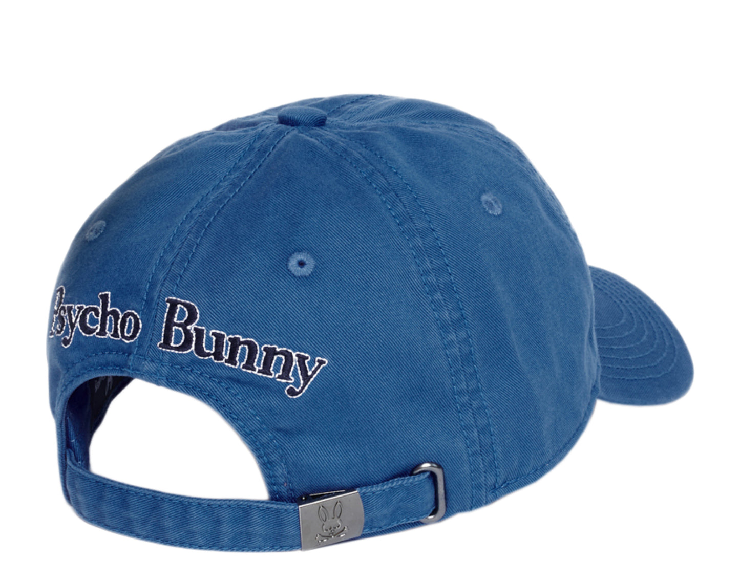 Psycho Bunny Sunbleached Miniral Blue Men's Cap Dad Hat B6A815J1HT-MIN