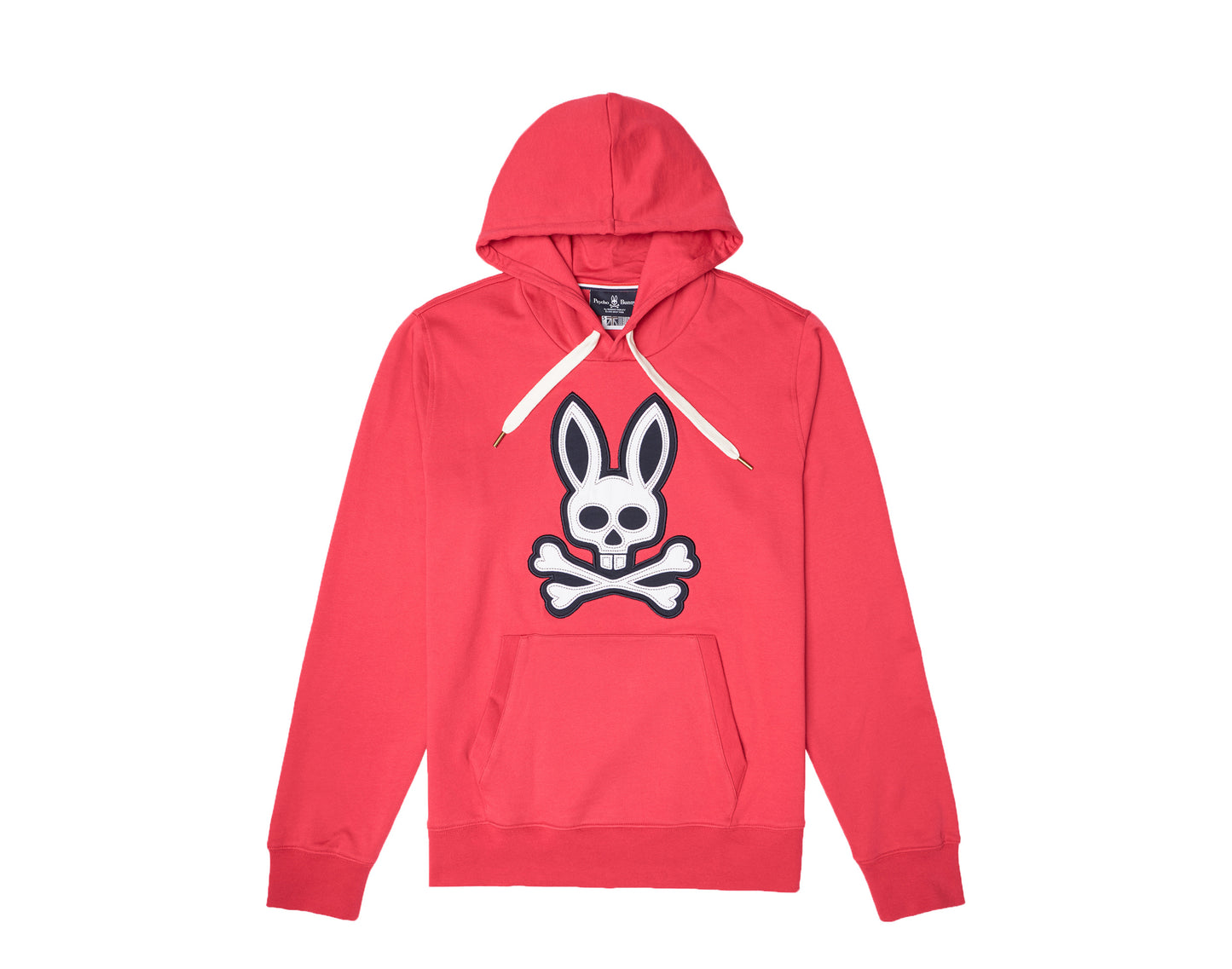 Psycho Bunny Snowden Pull-Over Lingonberry Red Men's Hoodie B6H481G1FL-LRY