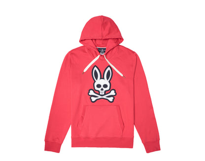 Psycho Bunny Snowden Pull-Over Lingonberry Red Men's Hoodie B6H481G1FL-LRY