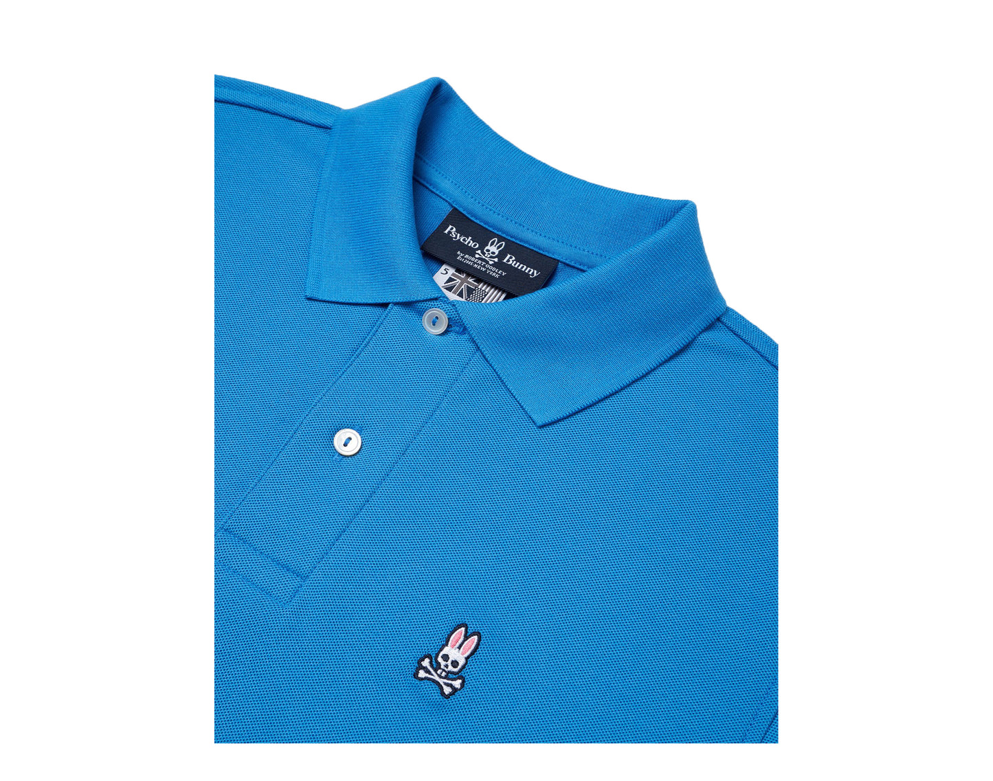 Psycho Bunny Classic Polo Campanula Blue Men's Shirt B6K001ARPC-CMP