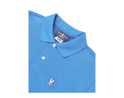 Psycho Bunny Classic Polo Seaport Blue Men's Shirt B6K001F1PC-SPR