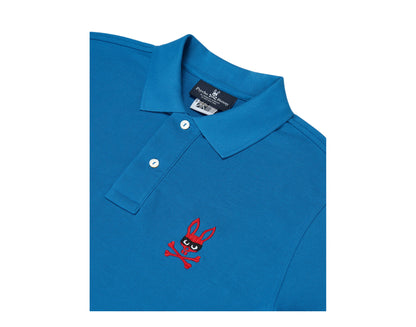 Psycho Bunny Mischief Zorro Bunny Polo Marlin Blue Men's Shirt B6K446G1PC-MLN
