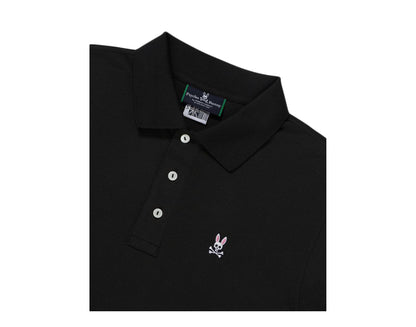Psycho Bunny Seacroft Sports Polo Black Men's Golf Shirt B6K837ARPB-BLK
