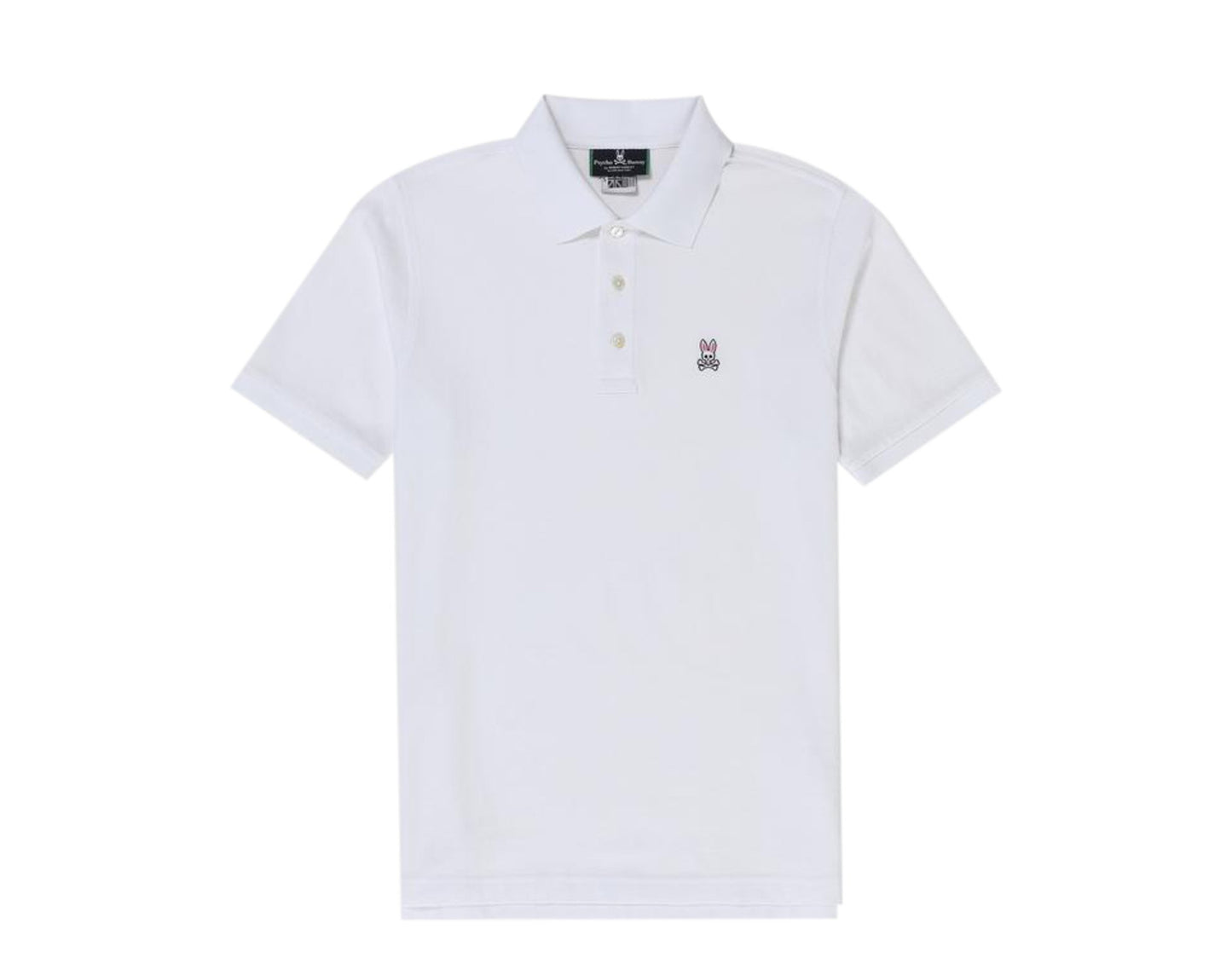 Psycho Bunny Seacroft Sports Polo White Men's Golf Shirt B6K837ARPB-WHT