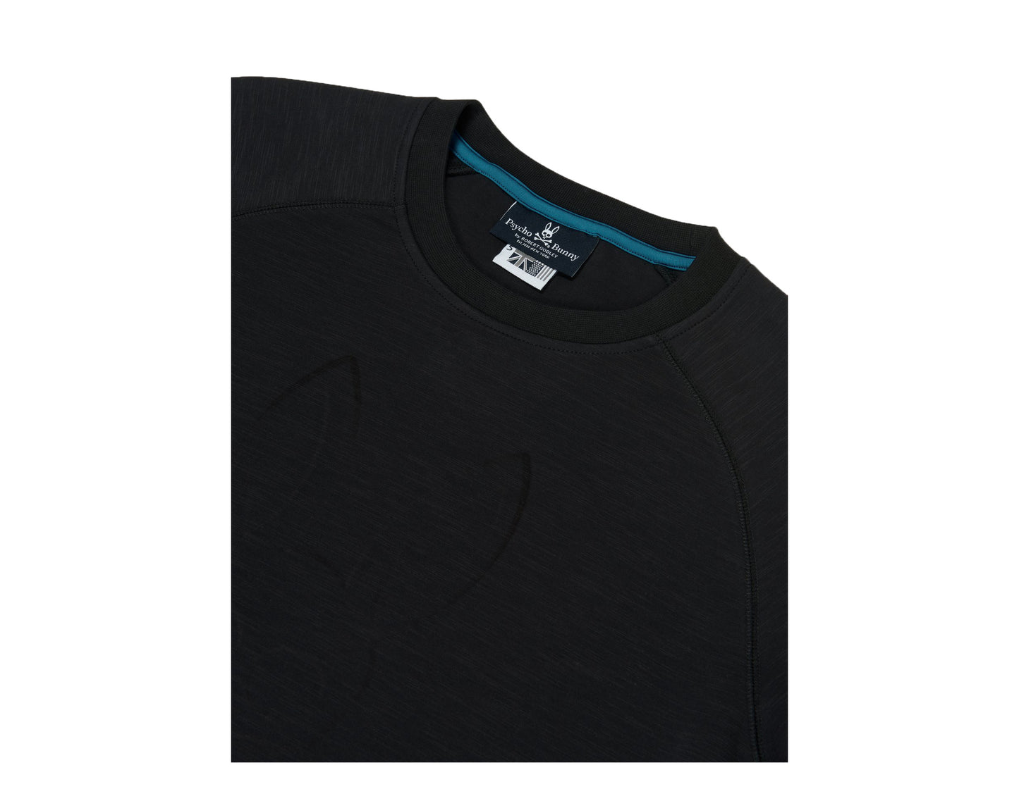 Psycho Bunny Folgate Embossed Logo Black Men's Sweatshirt B6S434G1CB-BLK