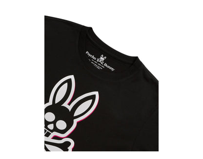 Psycho Bunny Portland Graphic Black/White Men's Tee Shirt B6U163L1PC-BLK