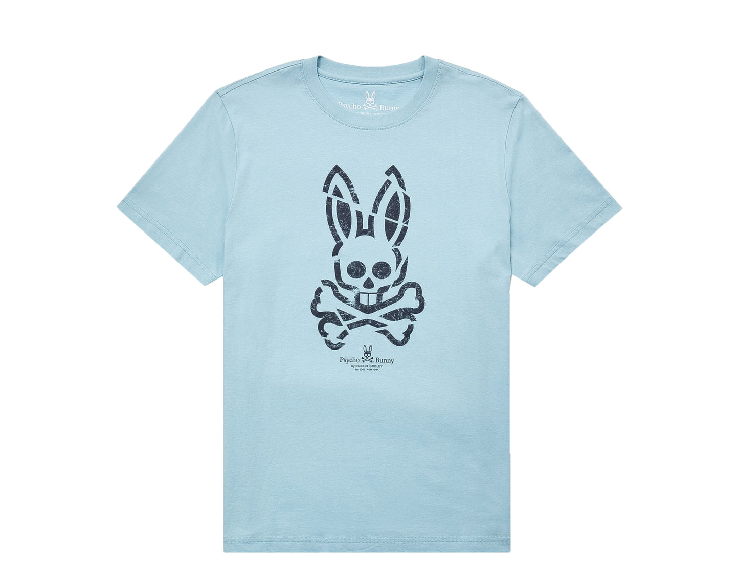 Psycho Bunny Teston Graphic Seafoam Blue Men's Tee Shirt B6U247E1PC-SEF