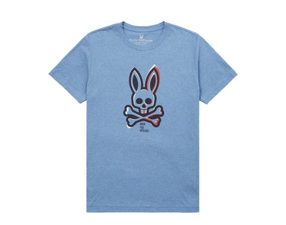 Psycho Bunny Loyn Graphic Heather Bahamas Men's Tee Shirt B6U297E1PC-HMS