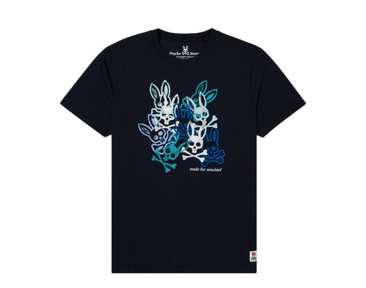 Psycho Bunny Hallam Graphic Navy Blue Men's Tee Shirt B6U369F1PC-NVY