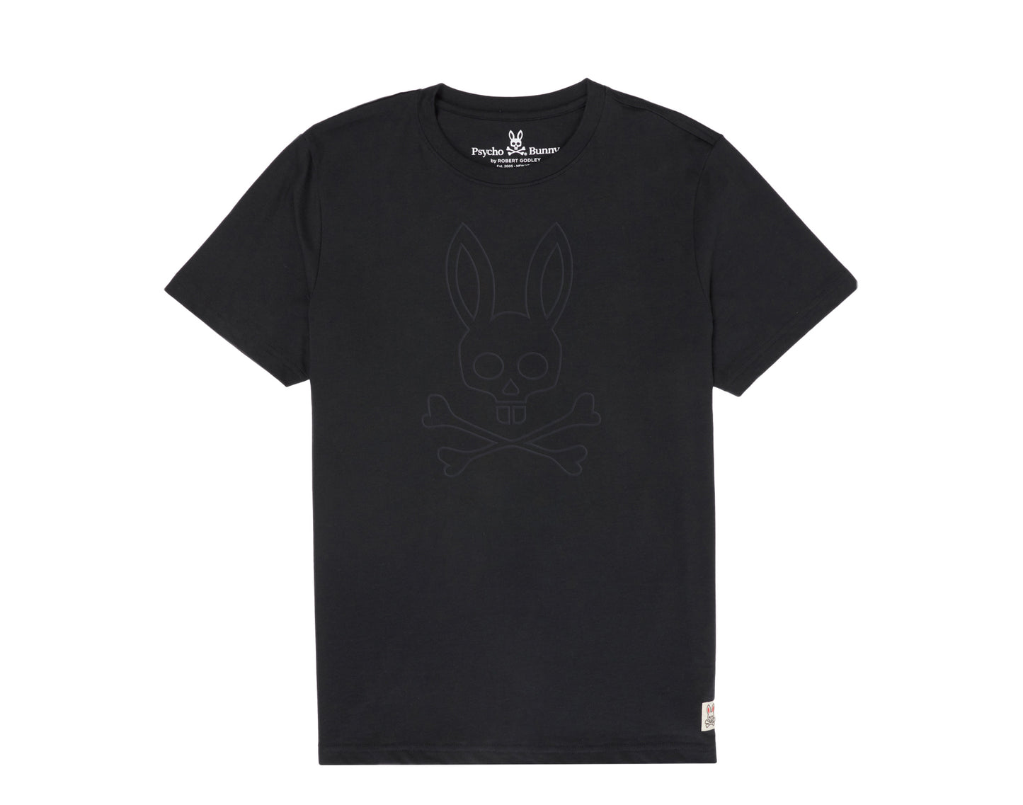 Psycho Bunny Westcott Graphic Black Men's Tee Shirt B6U639H1PC-BLK