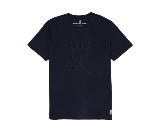 Psycho Bunny Westcott Graphic Navy Men's Tee Shirt B6U639H1PC-NVY