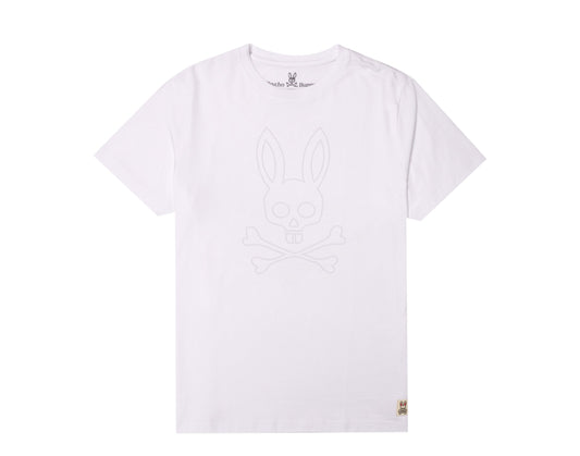 Psycho Bunny Westcott Graphic White Men's Tee Shirt B6U639H1PC-WHT
