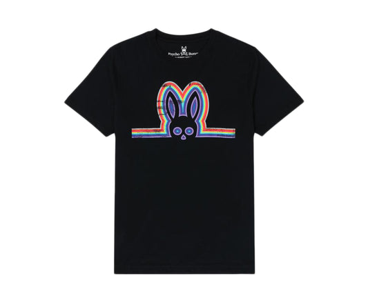 Psycho Bunny Solebay Graphic Black/Multi Men's Tee Shirt B6U764J1PC-BLK