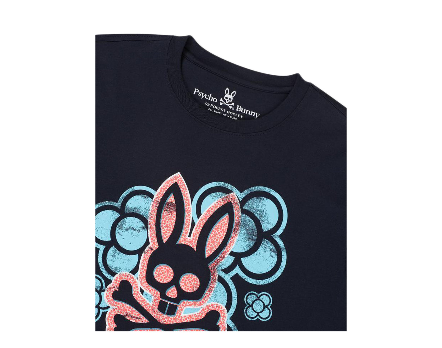 Psycho Bunny Modern Graphic Navy Men's Tee Shirt B6U795J1PC-NVY