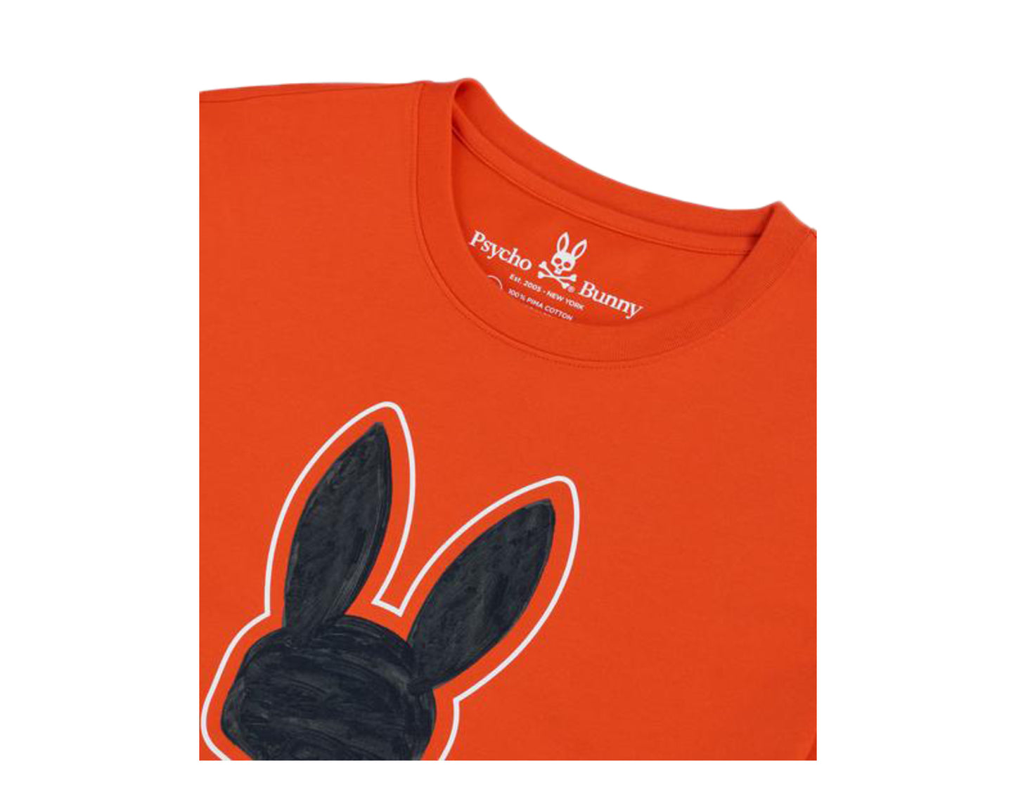 Psycho Bunny Kendal Graphic Pimento/Navy Men's Tee Shirt B6U998L1PC-PIM