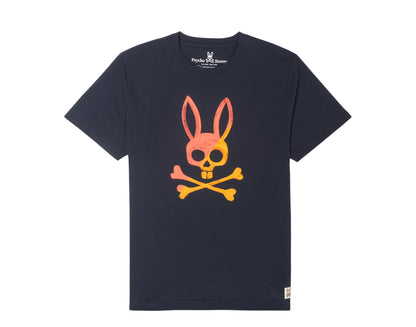 Psycho Bunny Andover Graphic Navy/Orange Men's Tee Shirt B6U999L1PC-NVY