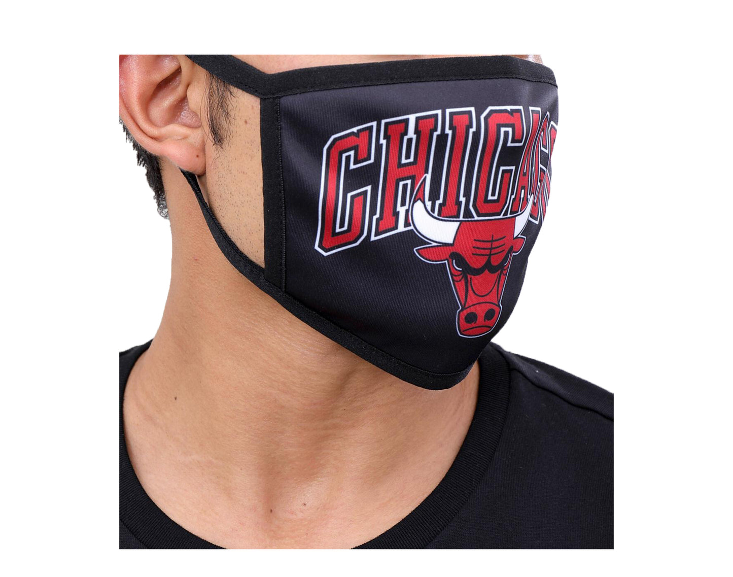 Pro Standard NBA Chicago Bulls Black Face Covering Mask (2 Pack) BCB751329-BLK