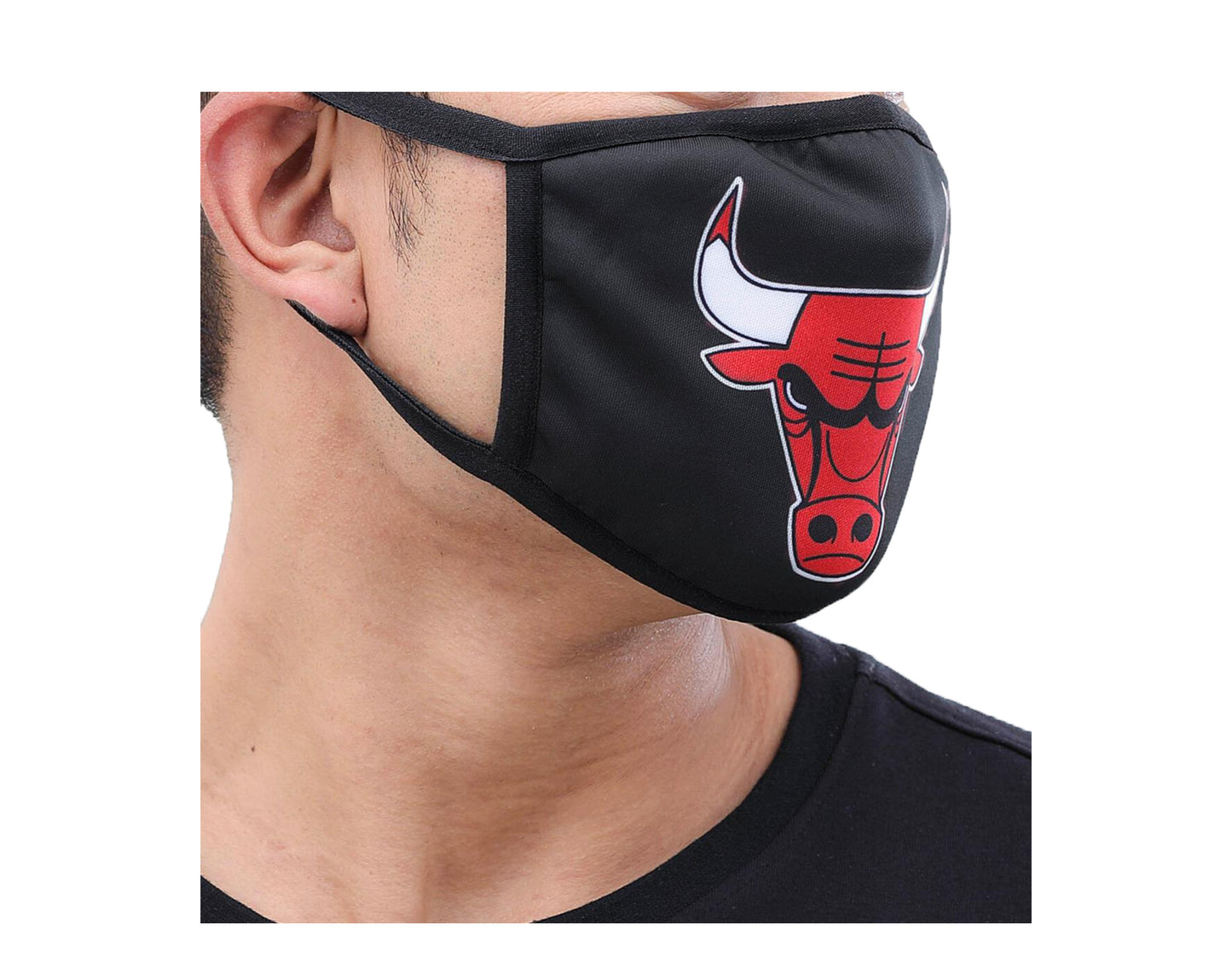 Pro Standard NBA Chicago Bulls Black Face Covering Mask (2 Pack) BCB751331-BLK