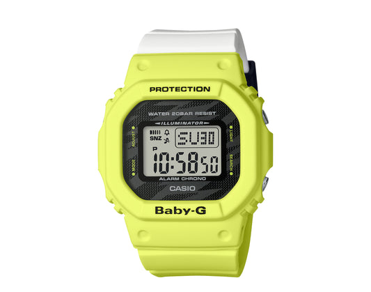 Casio G-Shock Baby-G BGD560 Team G-Shock Digital Resin Yellow Watch BGD560TG-9