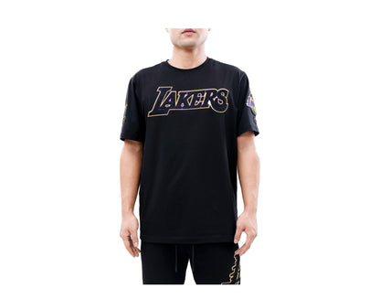 Pro Standard NBA LA Lakers Pro Team Black/Yellow Men's Shirt BLL151107-BLK