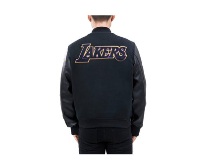 Pro Standard NBA Los Angeles Lakers Logo Blk/Wht Vasity Jacket BLL651677-BLKWHT - M