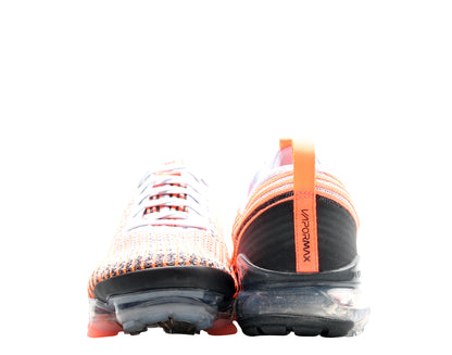 Nike Air VaporMax Flyknit 3 (GS) Mango/Silver Big Kids Running Shoes BQ5238-800