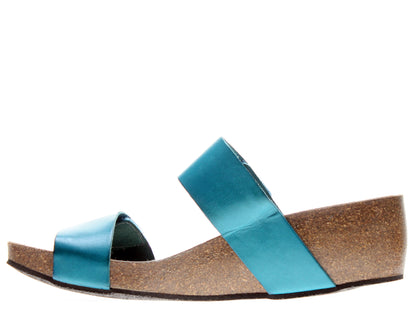 Chocolat Blu Breeze Wedge Aqua Women's Sandal