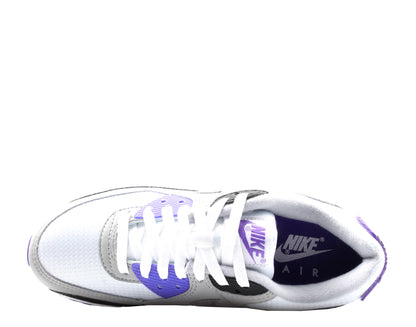 Nike Air Max 90 White/Particle Grey-Grape Women's Running Shoes CD0490-103
