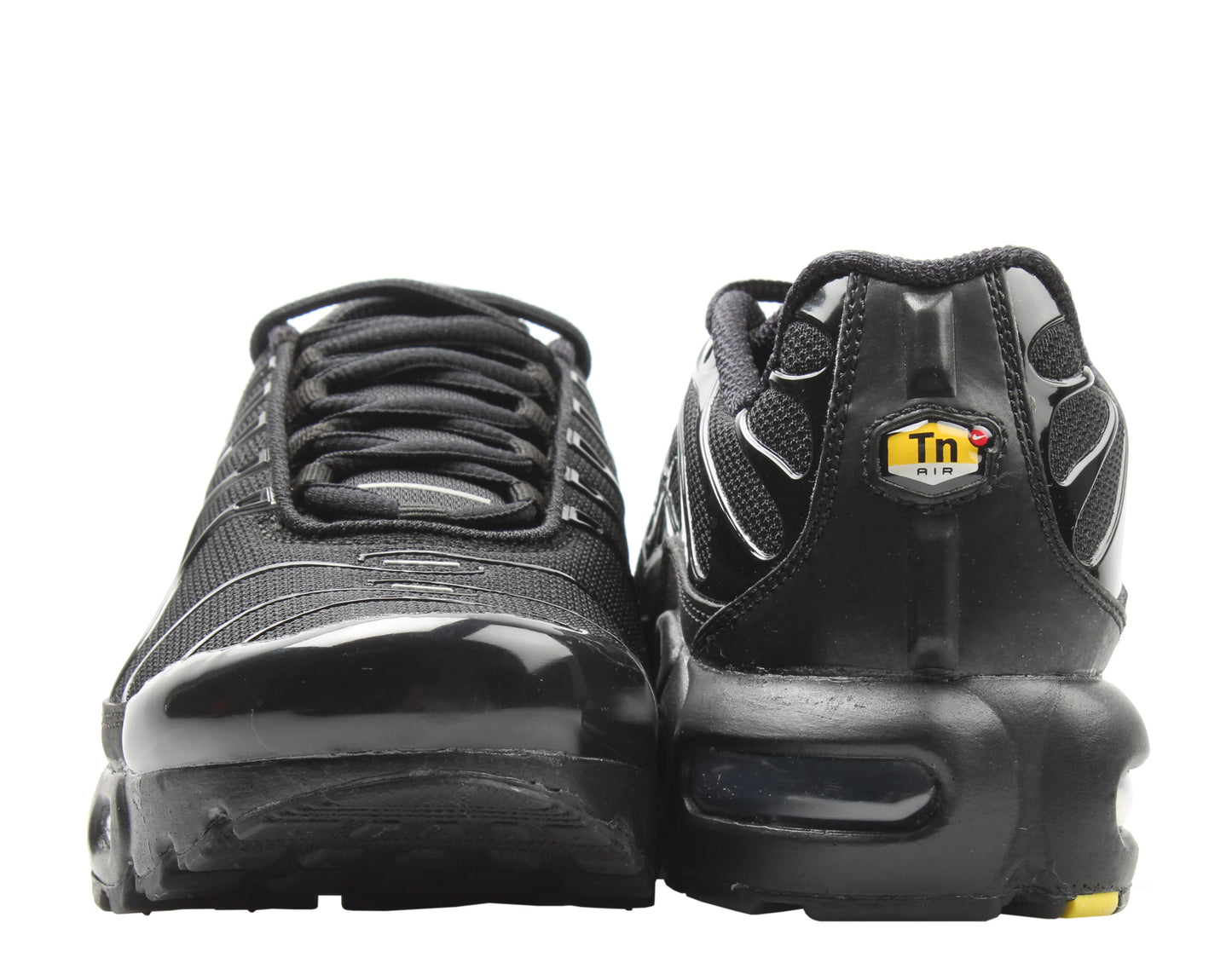 Nike Air Max Plus (GS) Triple Black Big Kids Running Shoes CD0609-001