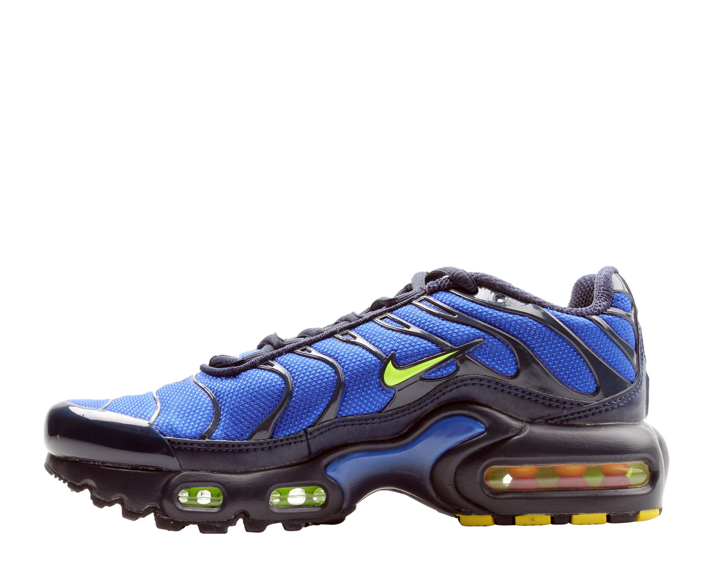 Nike Air Max Plus (GS) Hyper Royal/Volt Big Kids Running Shoes CD0609-401