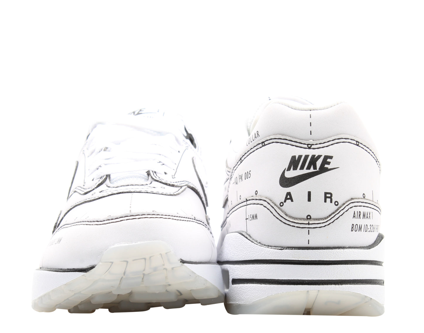 Nike Air Max 1 Sketch To Shelf White/Black Men's Running Shoes CJ4286-100