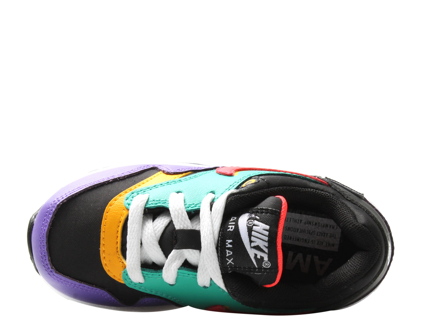 Nike Air Max 1 Game (TD) Black/Flash Crimson Toddler Running Shoes CJ6959-001