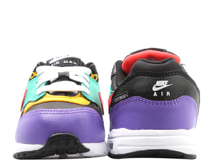 Nike Air Max 1 Game (TD) Black/Flash Crimson Toddler Running Shoes CJ6959-001
