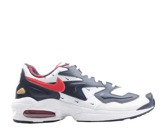 Nike Air Max2 Light USA White/Red/Navy Blue Men's Running Shoes CK0848-100