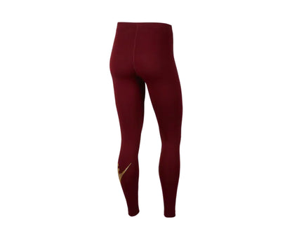 Nike Sportswear Leg-A-See Glam Dunk Team Red/Gold Women's Leggings CQ5373-677