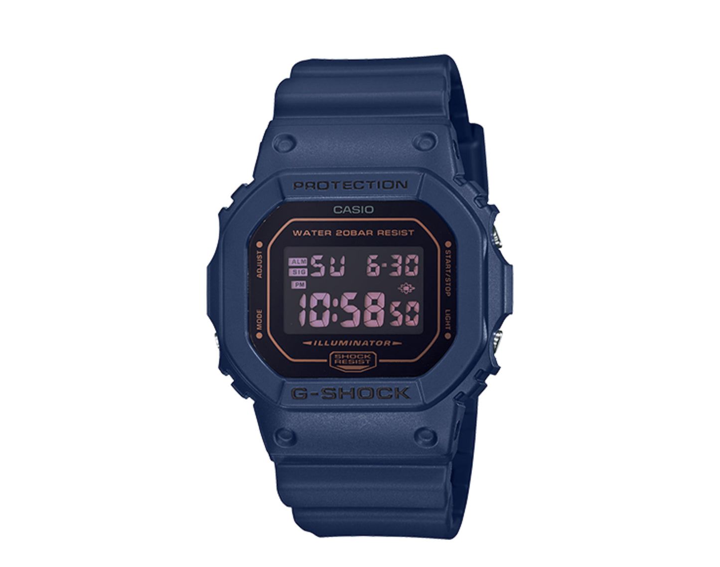 Casio G-Shock DW5600 Digital Resin Navy Blue Men's Watch DW5600BBM-2