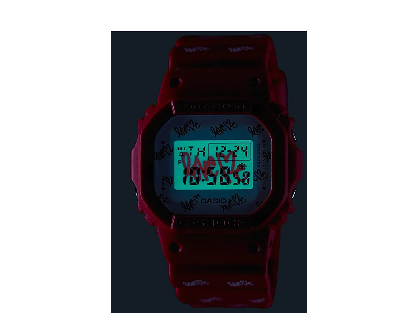 Casio G-Shock DW5600LH Curtis Kulig x G-Shock-Love Me-Digital Watch DW5600LH-4