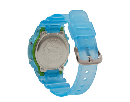 Casio G-Shock DW5600 Semi-Transparent Digital Resin Blue/Lime Watch DW5600LS-2