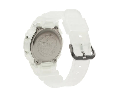 Casio G-Shock DW5600 Semi-Transparent Digital Resin Clear/Org Watch DW5600LS-7