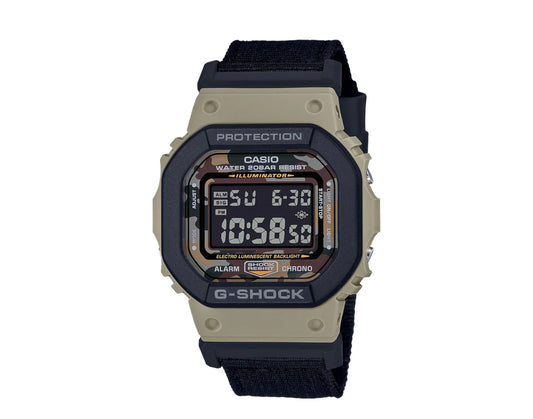 Casio G-Shock DW5610 Digital Resin Tan/Black/Camo Men's Watch DW5610SUS-5